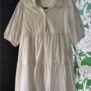Karlie Broderie Eyelet Dress Size Small